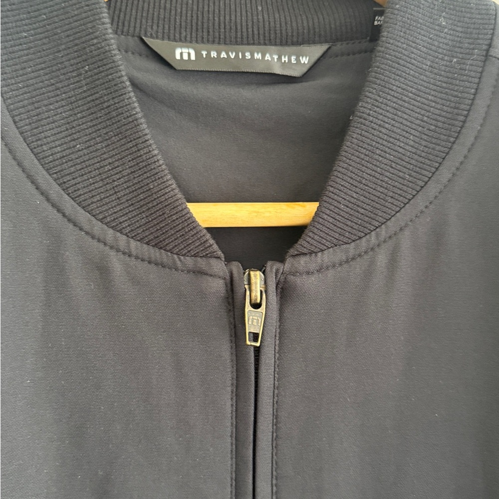 Travis Mathew Charcoal Bomber Jacket
